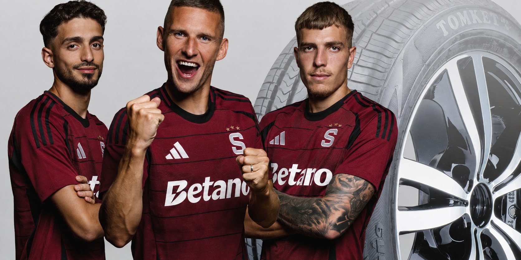 TOMKET, socio oficial de neumáticos de AC Sparta Praha