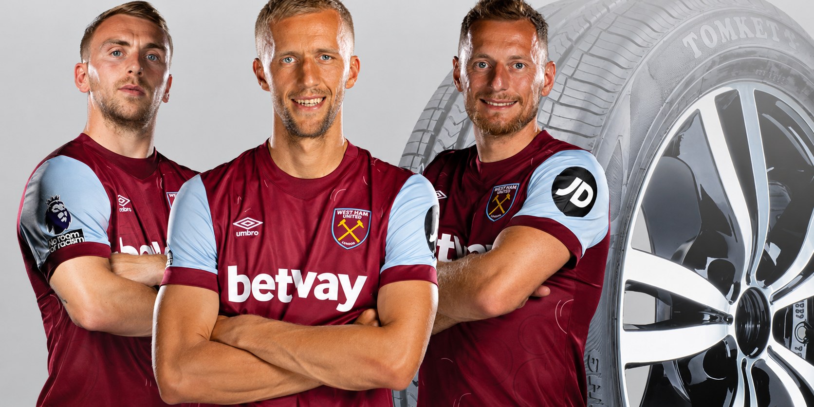 TOMKET, socio oficial de neumáticos de West Ham United
